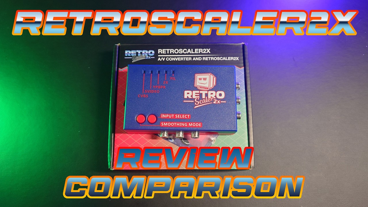 Retroscaler2X Review & Comparison to AV2HDMI - YouTube