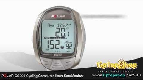 Polar CS200 Cs200cad Review - Cycling Computer Heart Rate Monitor CS200cad