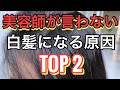 美容師が言わない白髪になる原因 TOP 2