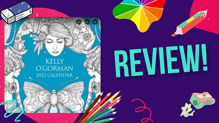 Kelly OGorman 2022 Colouring Calendar Review!