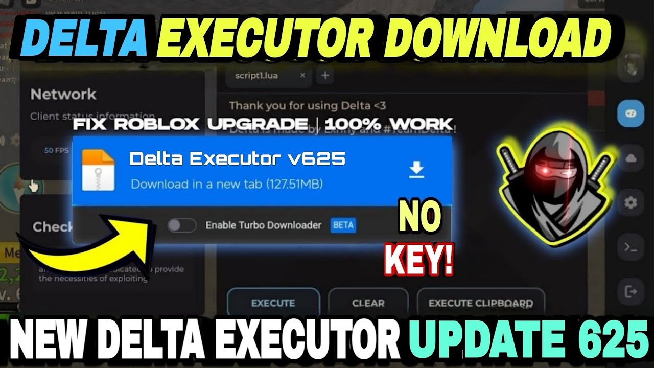 Delta Executor V625 Upgrade Error Fixed Update version | Delta ...