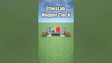 Build the EthosLab Vertical Hopper Clock in Minecraft – Step-by-Step Tutorial!