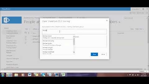 How to add and remove users in SharePoint 2013