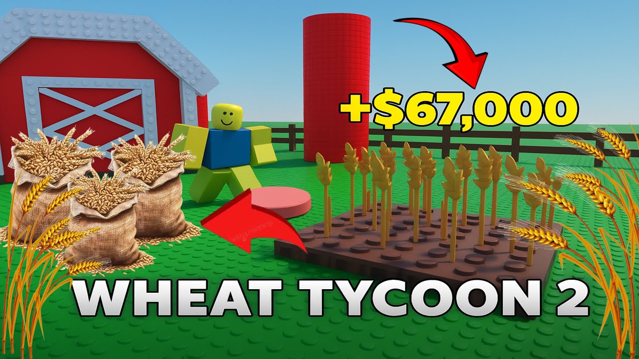 🌾 Wheat Tycoon 2 | Grow, Sell & Get Rich Fast! 💰🐾 Buy Pets & Earn Millions🥶😱