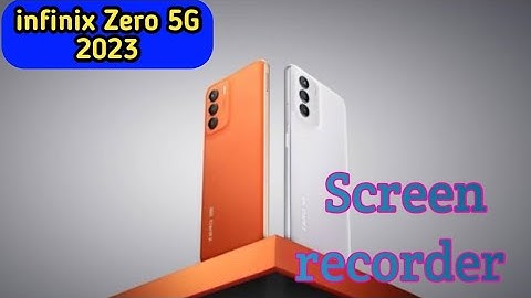 How To Enable Screen Recording In Infinix Zero 5G 2023, Screen Record In Infinix Zero 5G 2023,