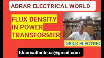 FLUX DENSITY IN TRANSFORMER  PART 1