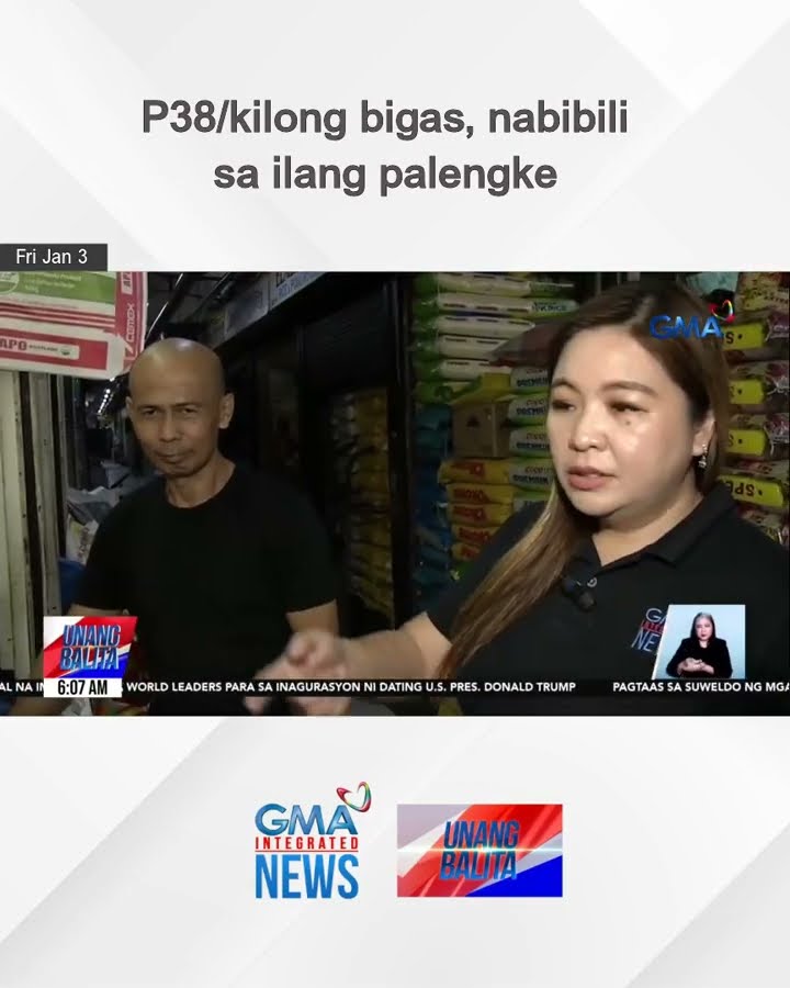 P38/kilong bigas, nabibili sa ilang palengke | Unang Balita