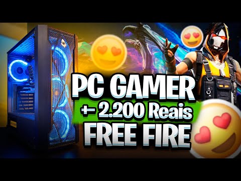 PC Gamer para Free Fire gastando (+- 2.200 Reais)