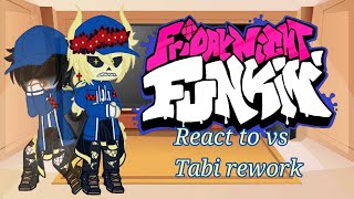 Fnf react to Vs Tabi rework, Gc. My Au