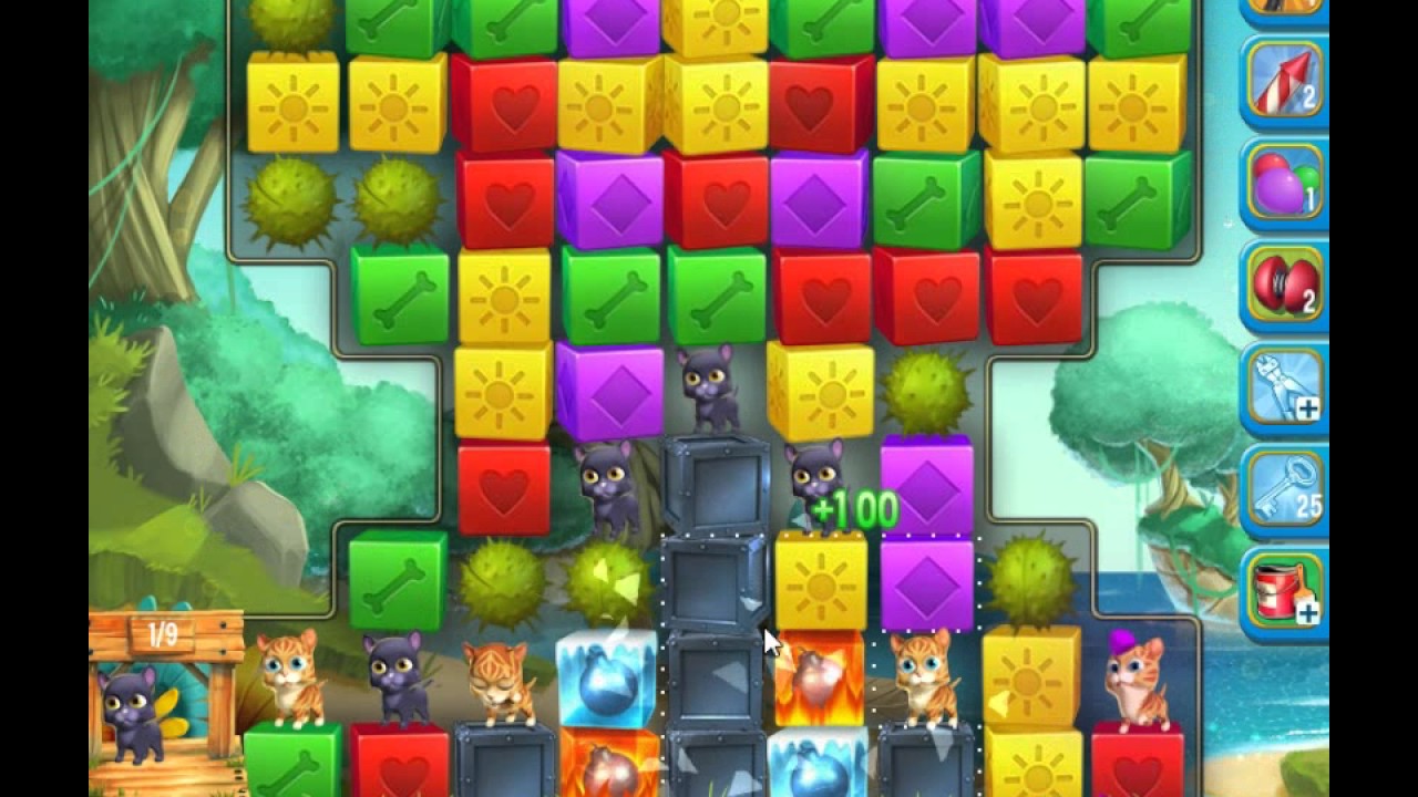 Pet Rescue Saga, Pet Island, 6th March 2017, level 7 😈 ►TOBIAS DEAMON◄