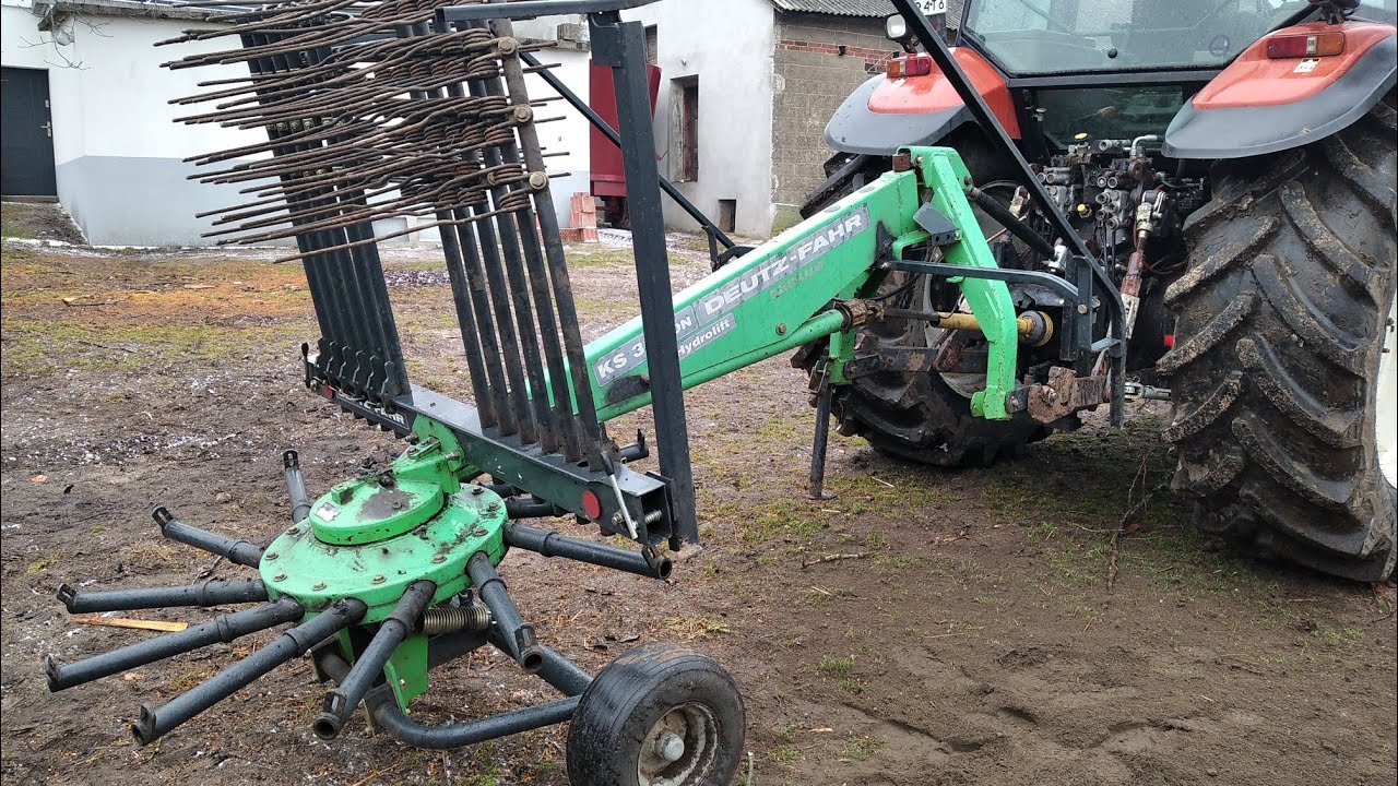 Reklamacja koła Talerzowego i naprawa zgrabiarki Deutz-Fahr....