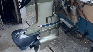 How to disassemble a Johnson or Evinrude outboard lower unit.  Outboard lower unit rebuild.  #diy