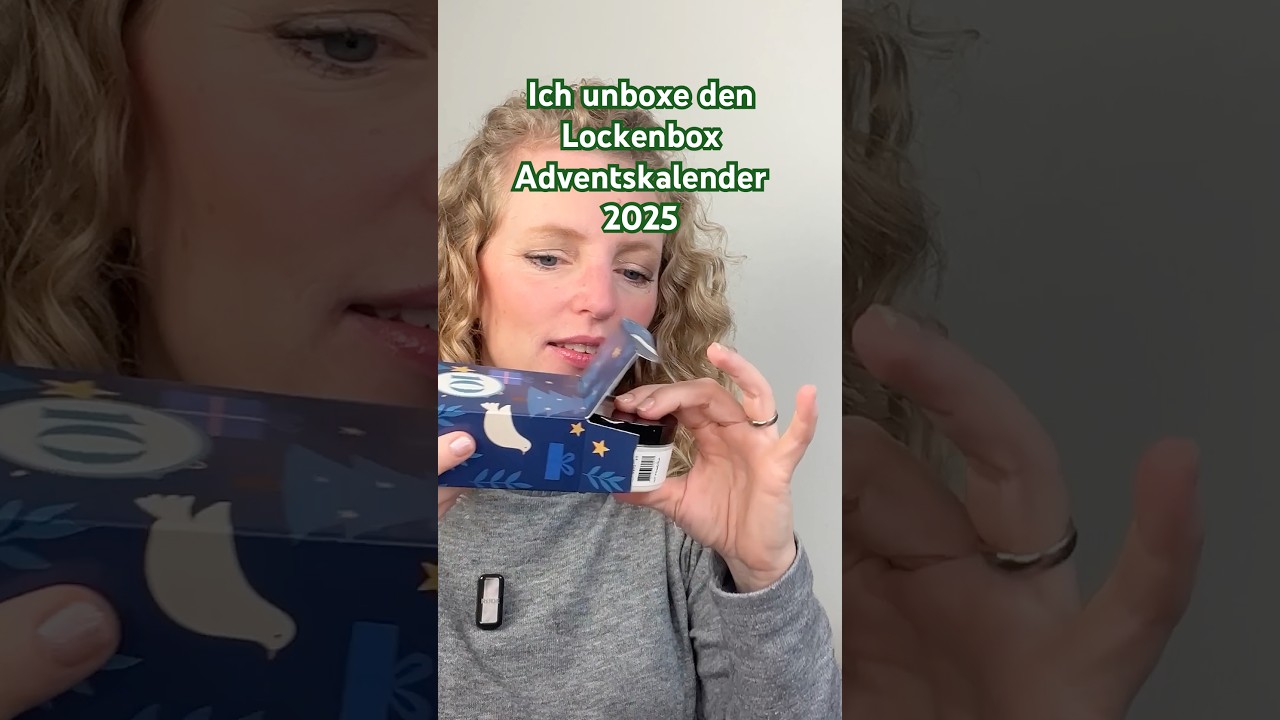 Lockenbox Adventskalender 2025: Unboxing der Türchen 1-12 🎁 