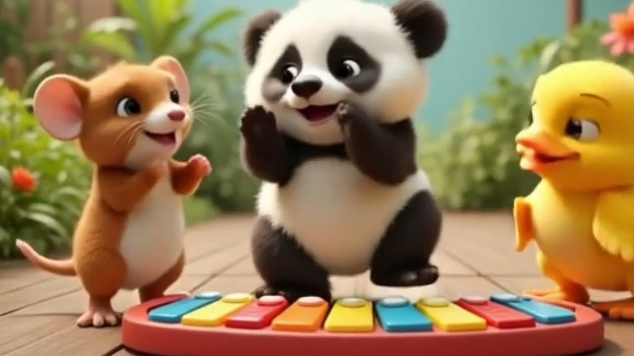 Baby Paa - animals kids song ( little mouse) 🥁🪇