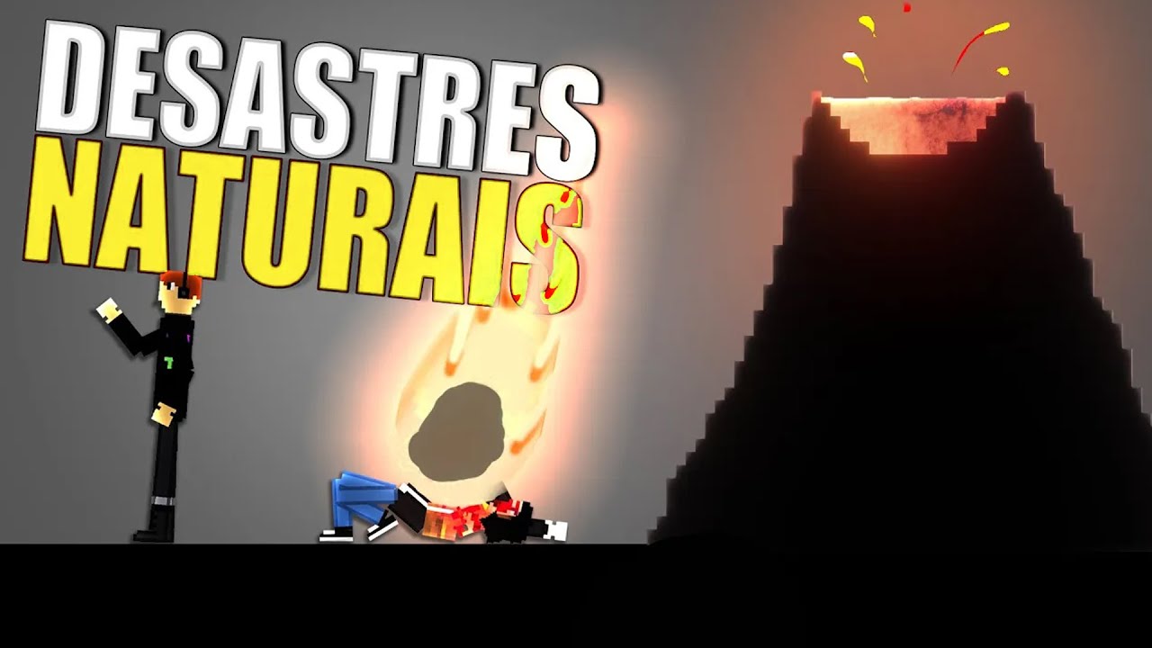 Desastres Naturais no People Playground com Mods