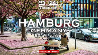 HAMBURG🇩🇪 Spring Walking Tour in another Part of Hamburg |4K 60fps HDR|