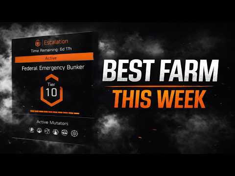 BEST Escalation Mission to Farm THIS WEEK! | The Division 2