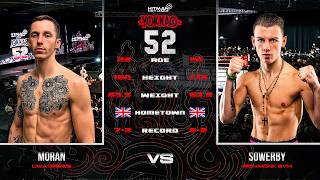 YOKKAO 52 | Jack Moran vs Brooks Sowerby | MUAY THAI 140 LBS - Manchester UK