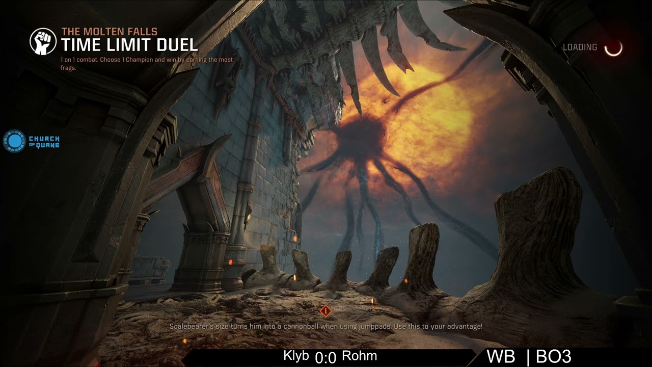 Quake Champions NAQCL 36 Duel Tournament. Saturday January 3rd.