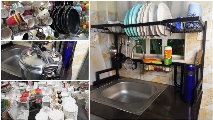 Maximize Kitchen Storage - Over the Sink Dish Rack Review 