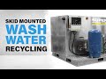 SCE BIO Skid Mounted Biological Wash Water Recycling System Walkaround