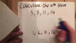 BennettMaths Nth term of a Linear Sequence