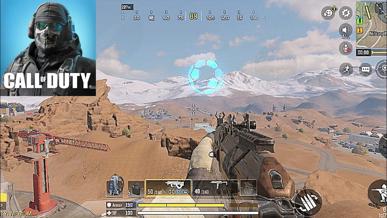 Call of duty battel royal mode mobile gameplay 