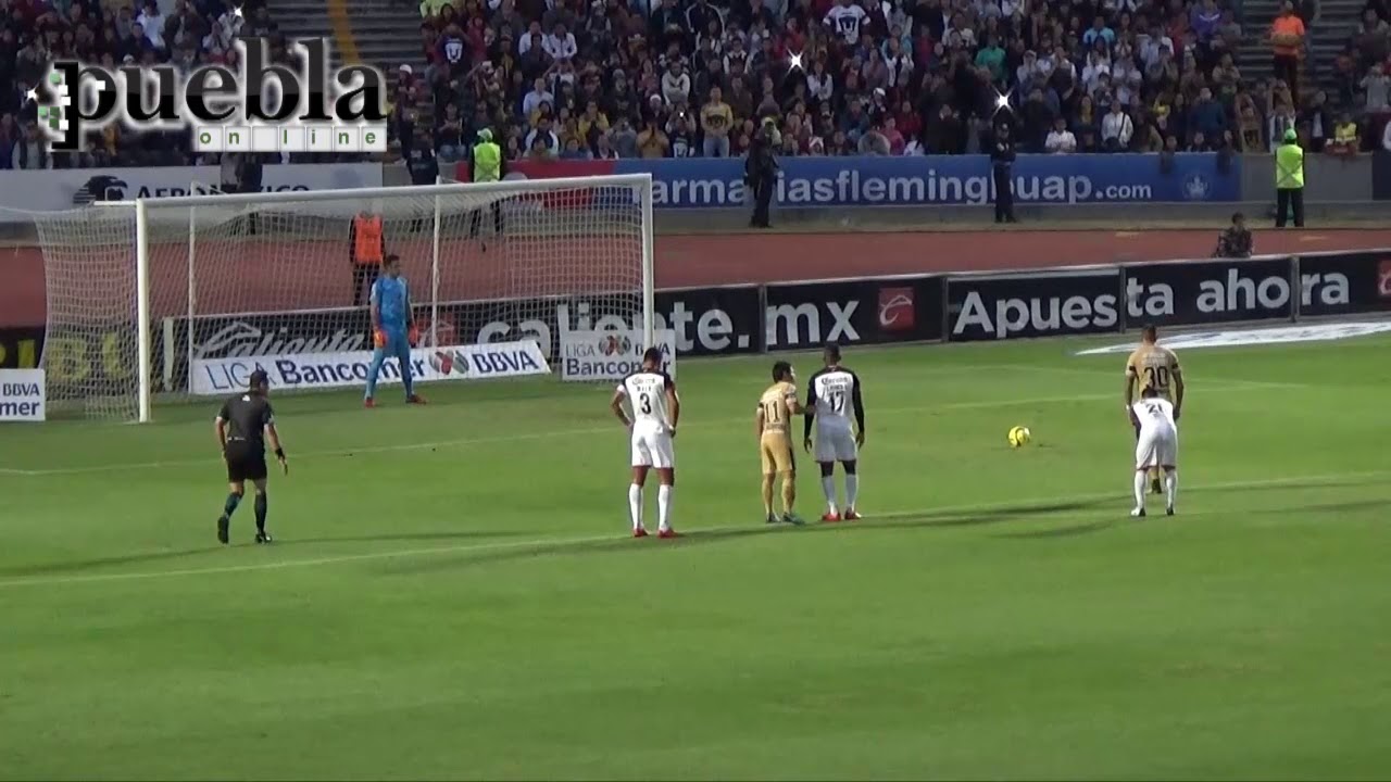 Lobos BUAP vs Pumas UNAM 1-1, J4, Clausura 2018, Liga MX, goles