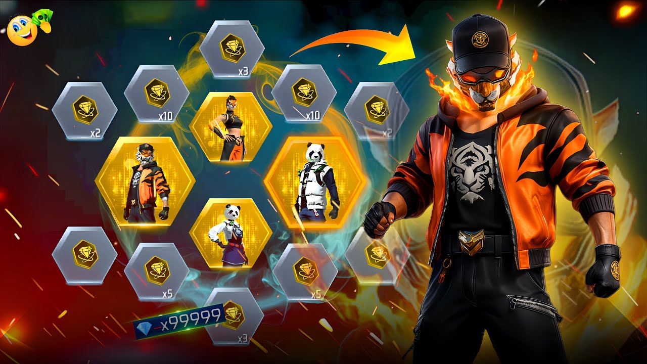 “LUCKY SPIN ME TIGER BUNDLE NIKLA 😱🔥 Free Fire New Event Full Try”@Gnr-tiger  