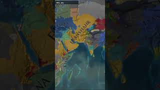 Eu4 Ante Bellum India Timelapse [1444-1900]  #history #eu4 #timelapse