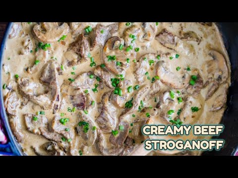 Video: Nötköttstroganoff Med Svamp Och Grädde