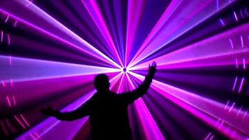 On Your Wavelength (Behind the Scenes) - interactive EEG, laser & sound art installation