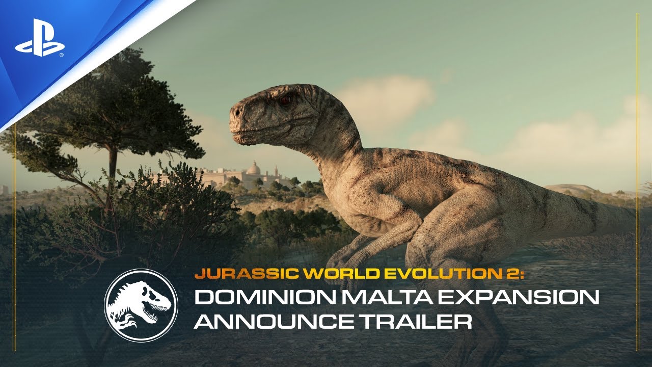 L&rsquo;extension Malte de Jurassic World Evolution  2  : Le Monde d&rsquo;après arrive le 8 décembre