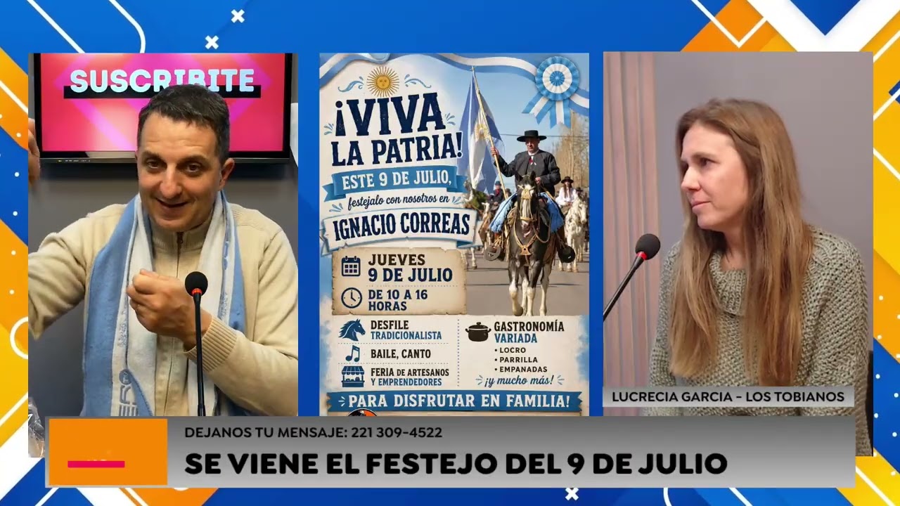 ¡Vuelve la FIESTA PATRIA a IGNACIO CORREAS! Desfile, locro y más de 100 emprendedores