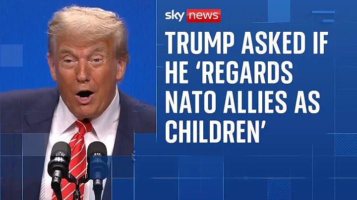 Donald Trump asked about Mark Rutte's "daddy" comments at NATO summit