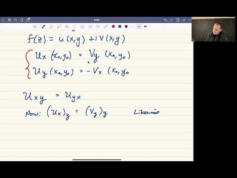 Cauchy Riemann Equations