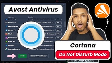 Avast antivirus cortana do not disturb mode settings | how to enable do not disturb mode in avast