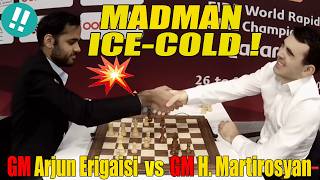 GM Arjun Erigaisi vs GM Haik Martirosyan 🔥 | FIDE World Blitz Championship 2025