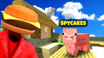 PROP HUNT in a Minecraft Village in Gmod! (Garry