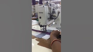 C/F Zip placket make with folding by DNLS-Ang  M/C of S/S Jacket #shorts #jacket #garments #apparel