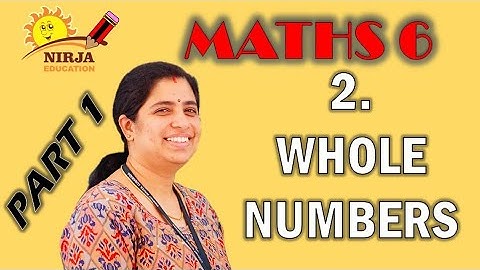 class 6 maths chapter 2  part 1 -  introduction - whole numbers - chapter 2 - class 6th maths