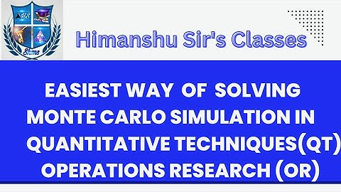 Simulation~Inventory Problem (Monte Carlo method)