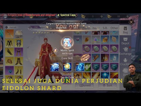 WELCOME AERIOLA ? AKHIR PERJUDIAN EIDOLON SHARD BERAKHIR | PERFECT WORLD MOBILE VNG