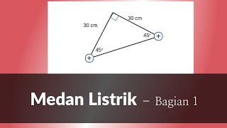 Paling mahir fisika #9 Pembahasan medan listrik yang membentuk segitiga
