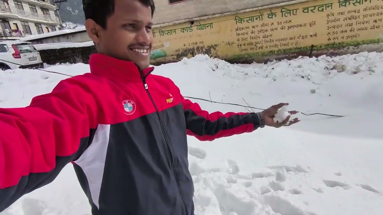 #New #viralvideo #manali_snowfall  #post  #manalitrip 