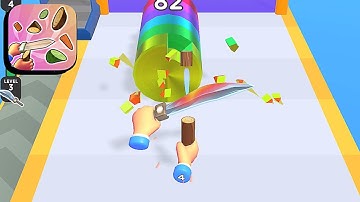 Slice Hit ​- All Levels Gameplay Android,ios (Part 21)