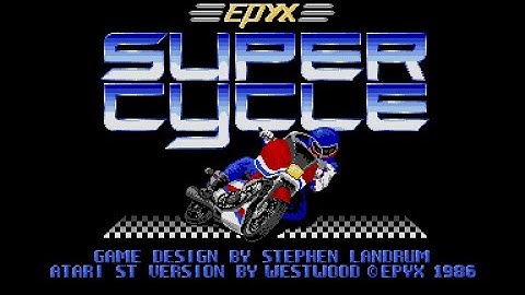 Super Cycle Review for the Atari ST by John Gage