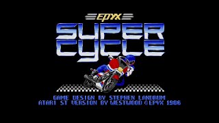 Super Cycle Review for the Atari ST by John Gage