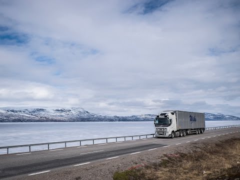 Volvo Trucks - Steep and icy Norwegian hills - easy with the I-Shift Dual Clutch