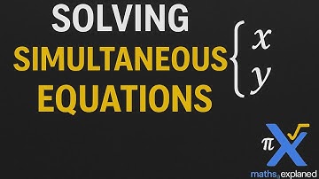 Solving Simultaneous Equations the Easy Way! | Elimination and Substitution Explained